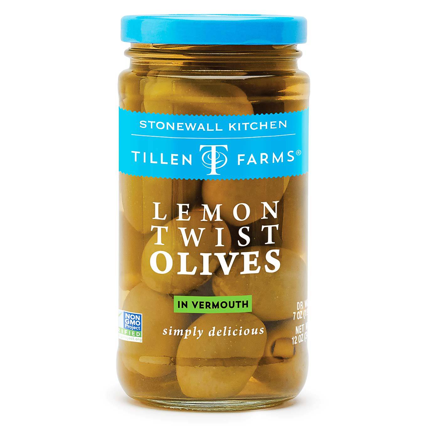 Stonewall Kitchen Tillen Farms Lemon Twist Olives - Olive Oil Etcetera