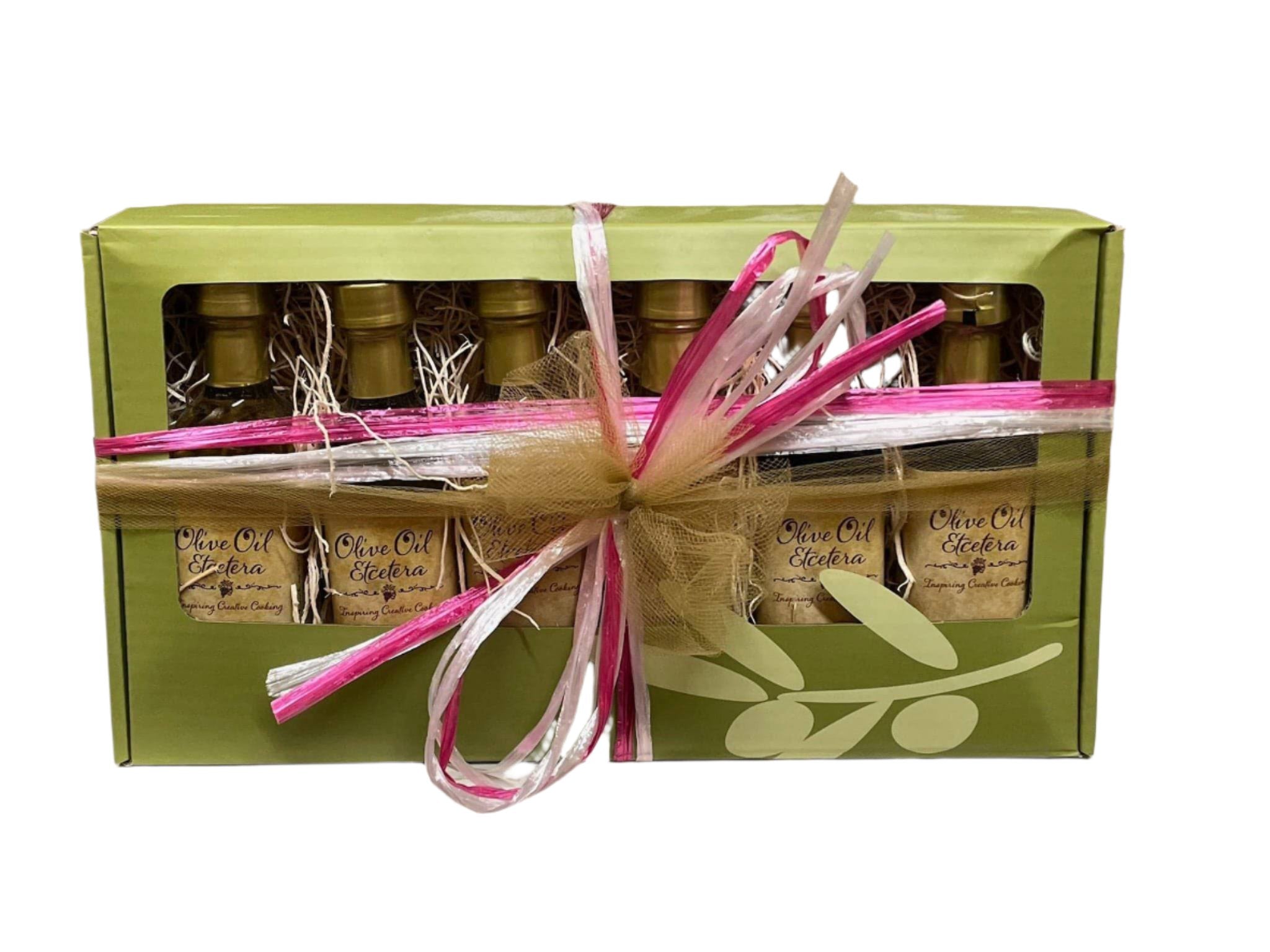 6 pack of Olive Oil and Balsamic Vinegar from Olive Oil Etcetera