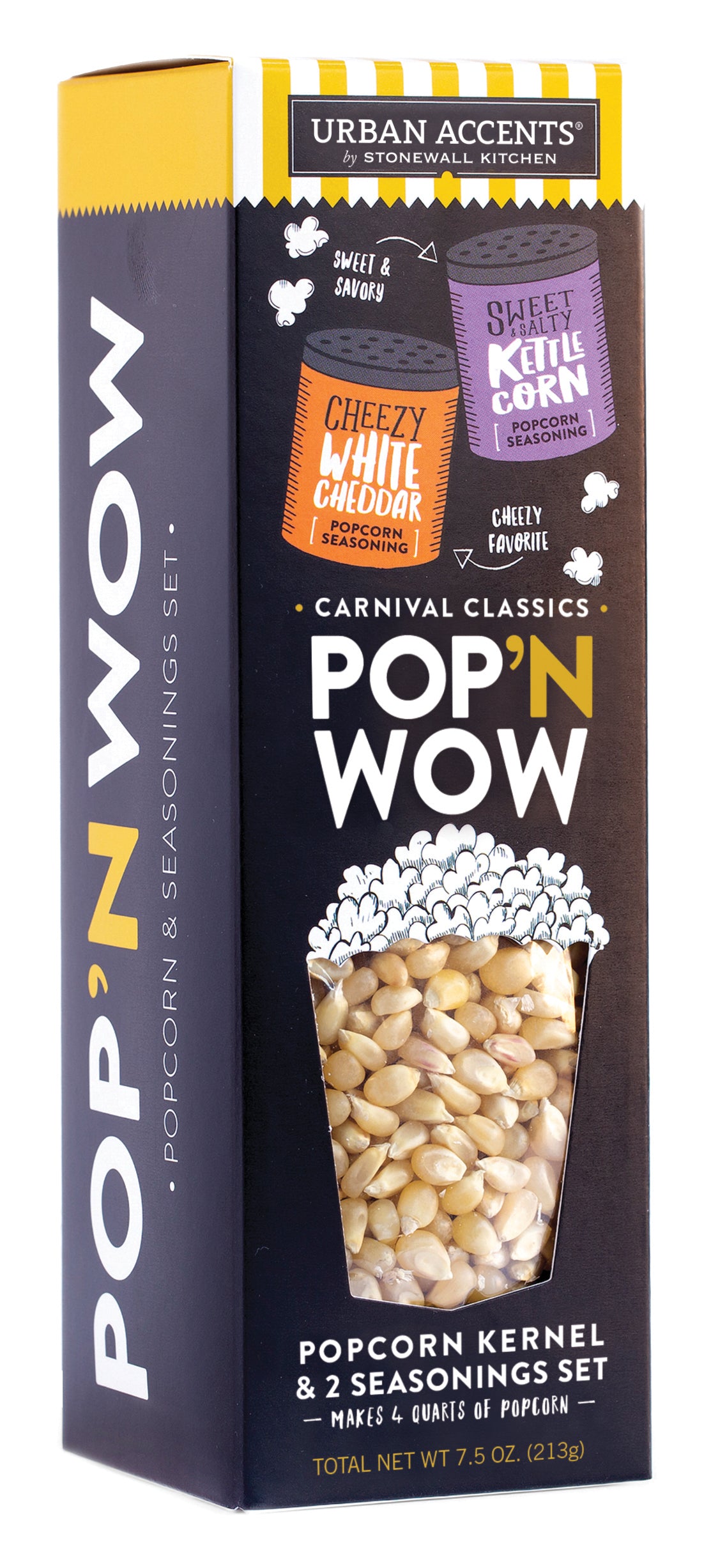 Urban Accents Pop 'n Wow Carnival Classics Popcorn Gift Set