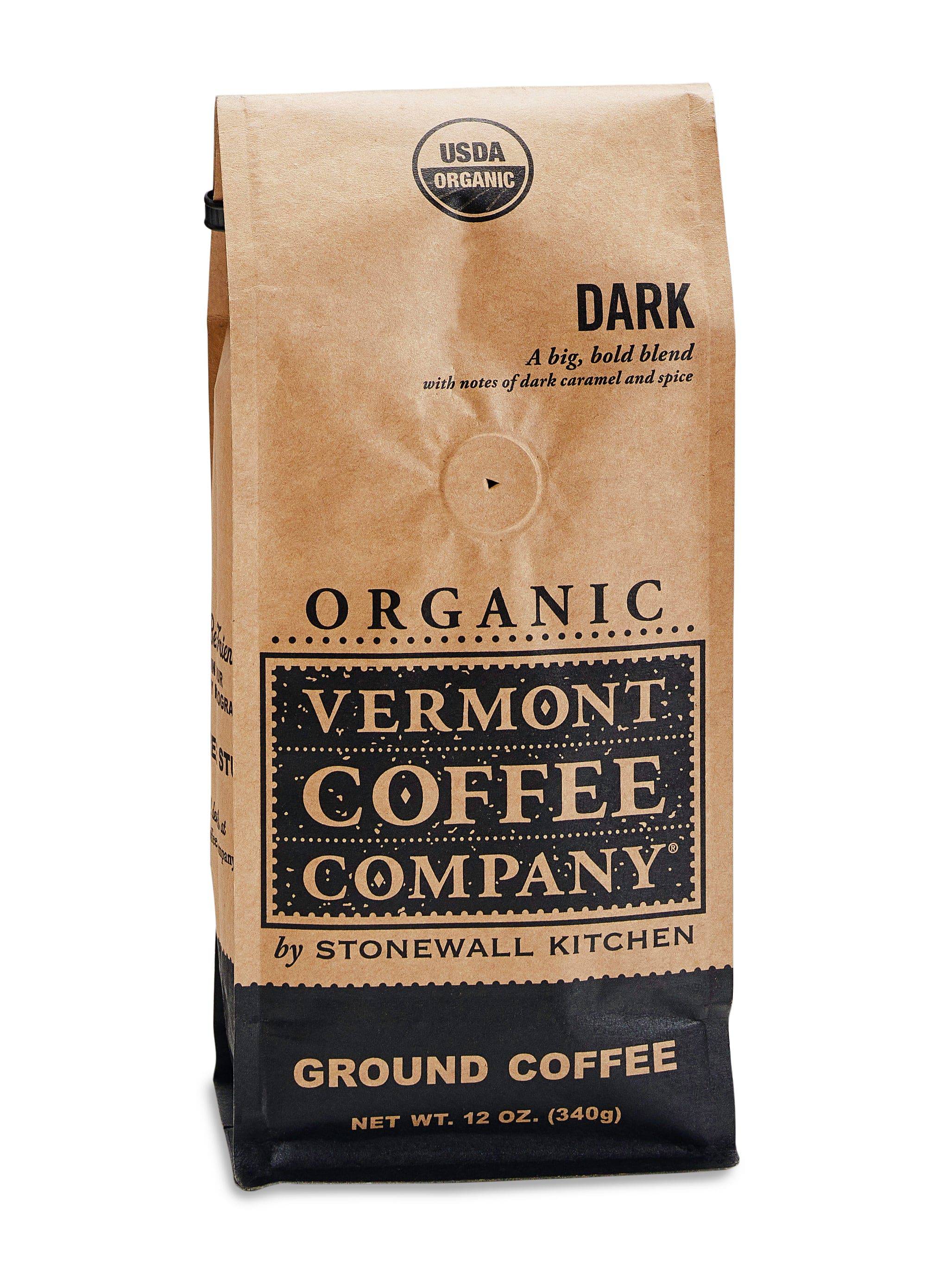 Dark Roast Vermont Coffee Company available at Olive Oil Etcetera in Bucks County