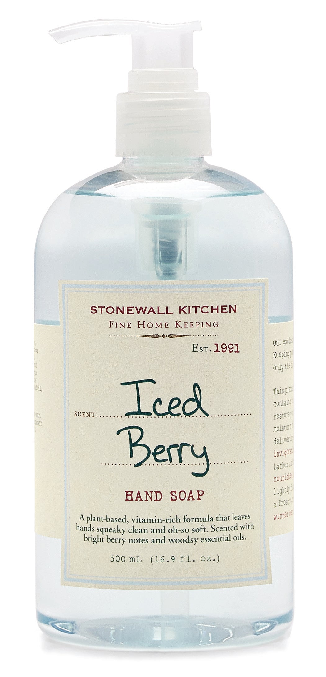 Stonewall Kitchen Iced Berry Hand Soap - Olive Oil Etcetera