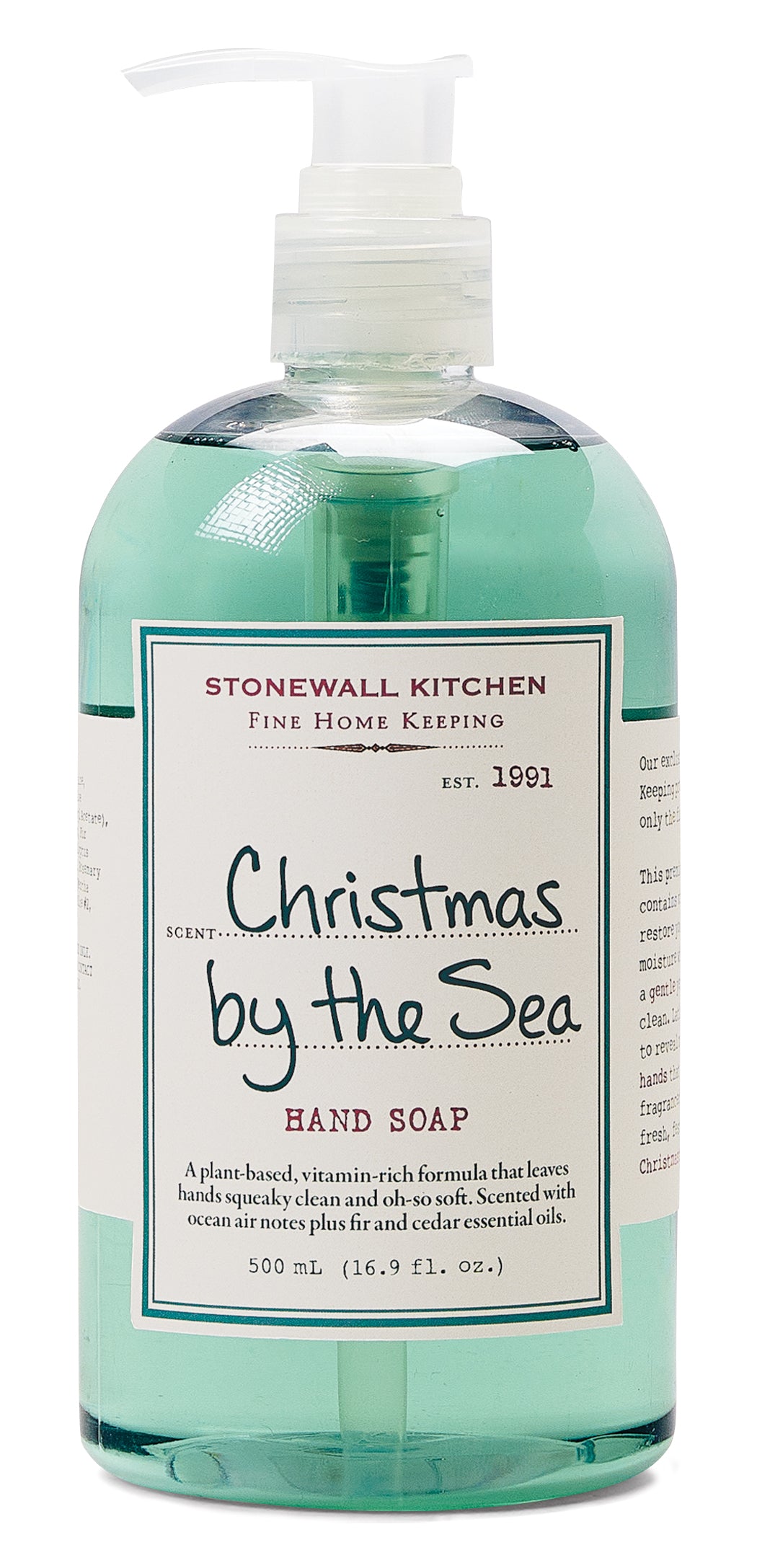 Stonewall Kitchen Christmas by the Sea Hand soap - Olive Oil Etcetera