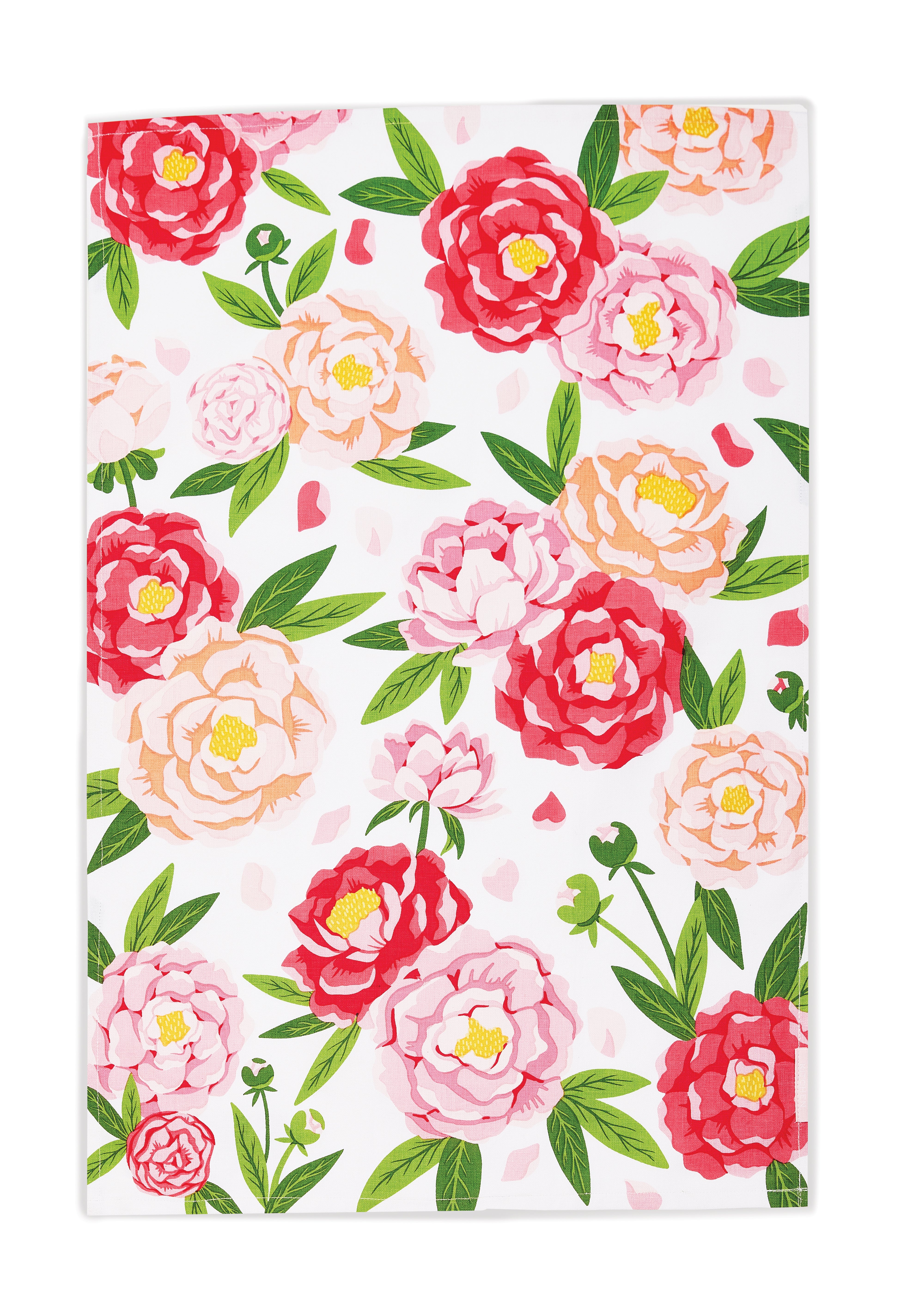 Stonewall Kitchen Peonies Tea Towel  at Olive Oil Etcetera in Bucks County 