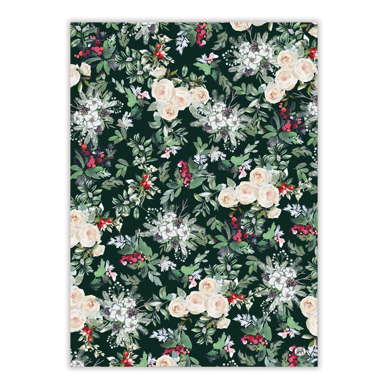 Winter Garden Kitchen Towel by Michel Design Works