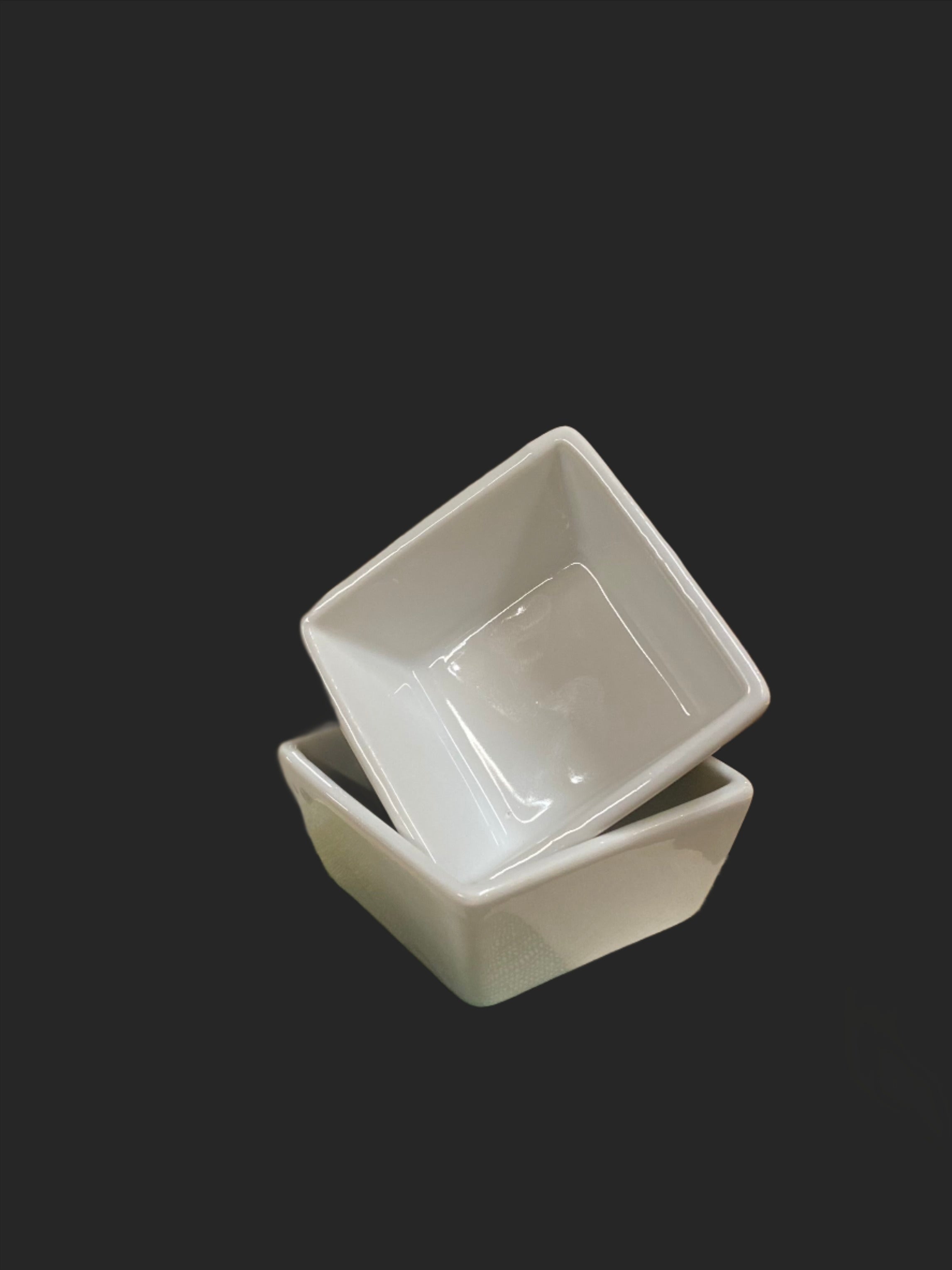 White Square Dipping Dish - 3 in - Olive Oil Etcetera