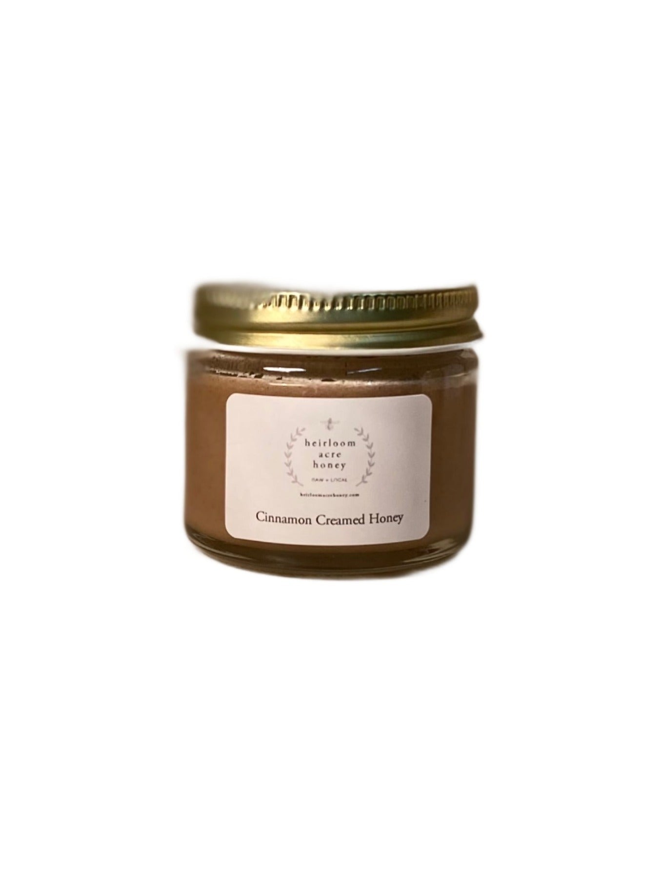 Heirloom Acre Honey - 2oz Mini Cinnamon Creamed Honey- Olive Oil Etcetera