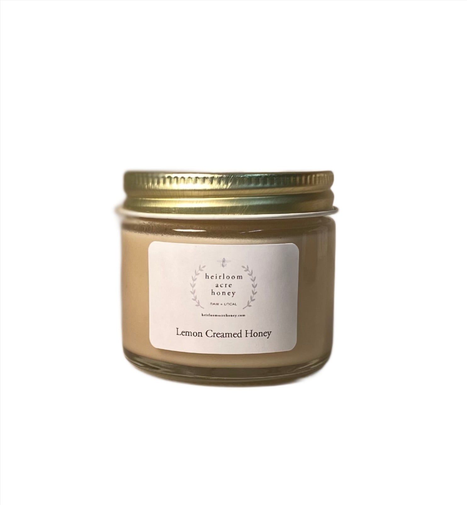 Heirloom Acre Honey - 2oz Mini Lemon Creamed Honey- Olive Oil Etcetera