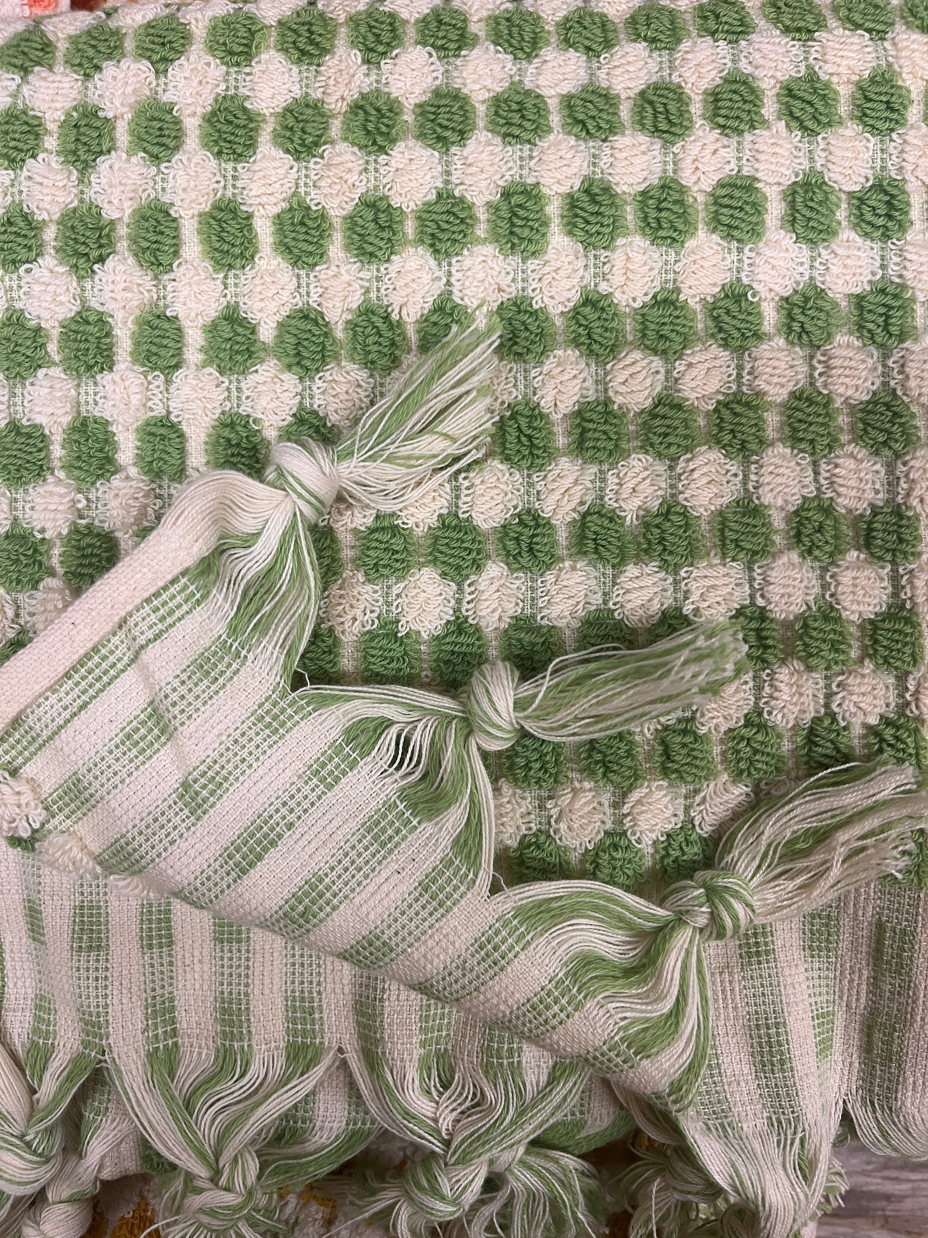 Pom Pom Hand Towels - Olive Oil Etcetera