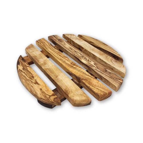 Olive Wood Round Bread Board - Olive Oil Etcetera