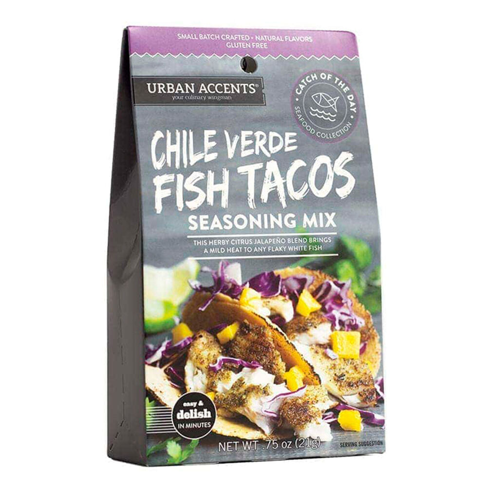 Urban Accents Chile Verde Fish Tacos Seasoning Mix - Olive Oil Etcetera 