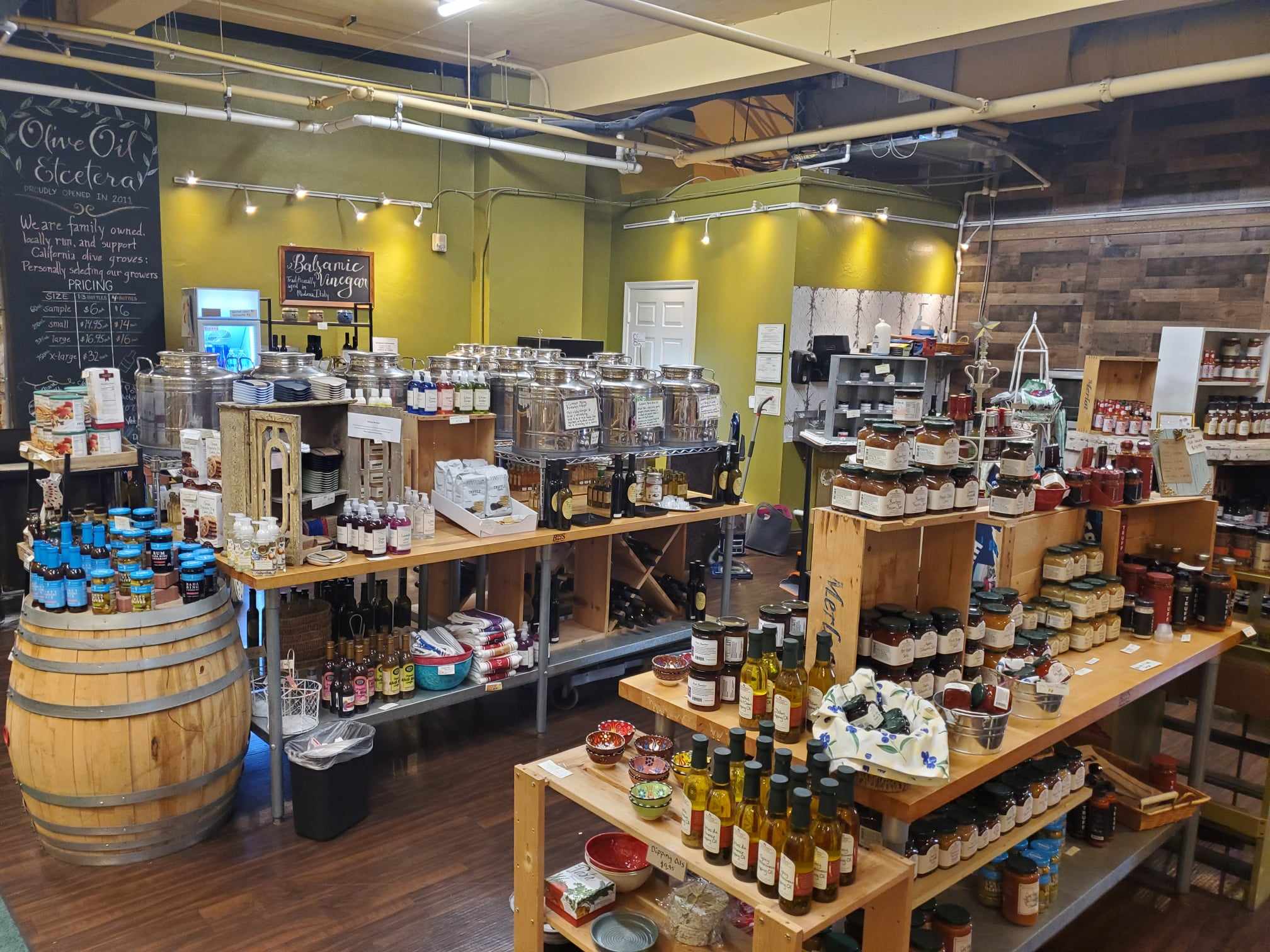 A store picture of Olive Oil Etcetera 