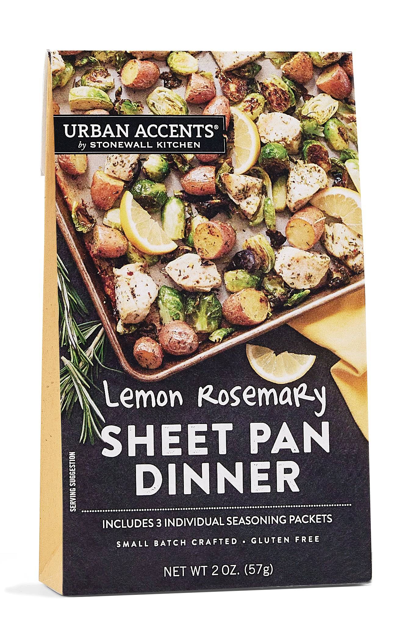 Urban Accents Lemon Rosemary Sheet Pan dinner available at Olive Oil Etcetera in Bucks County 