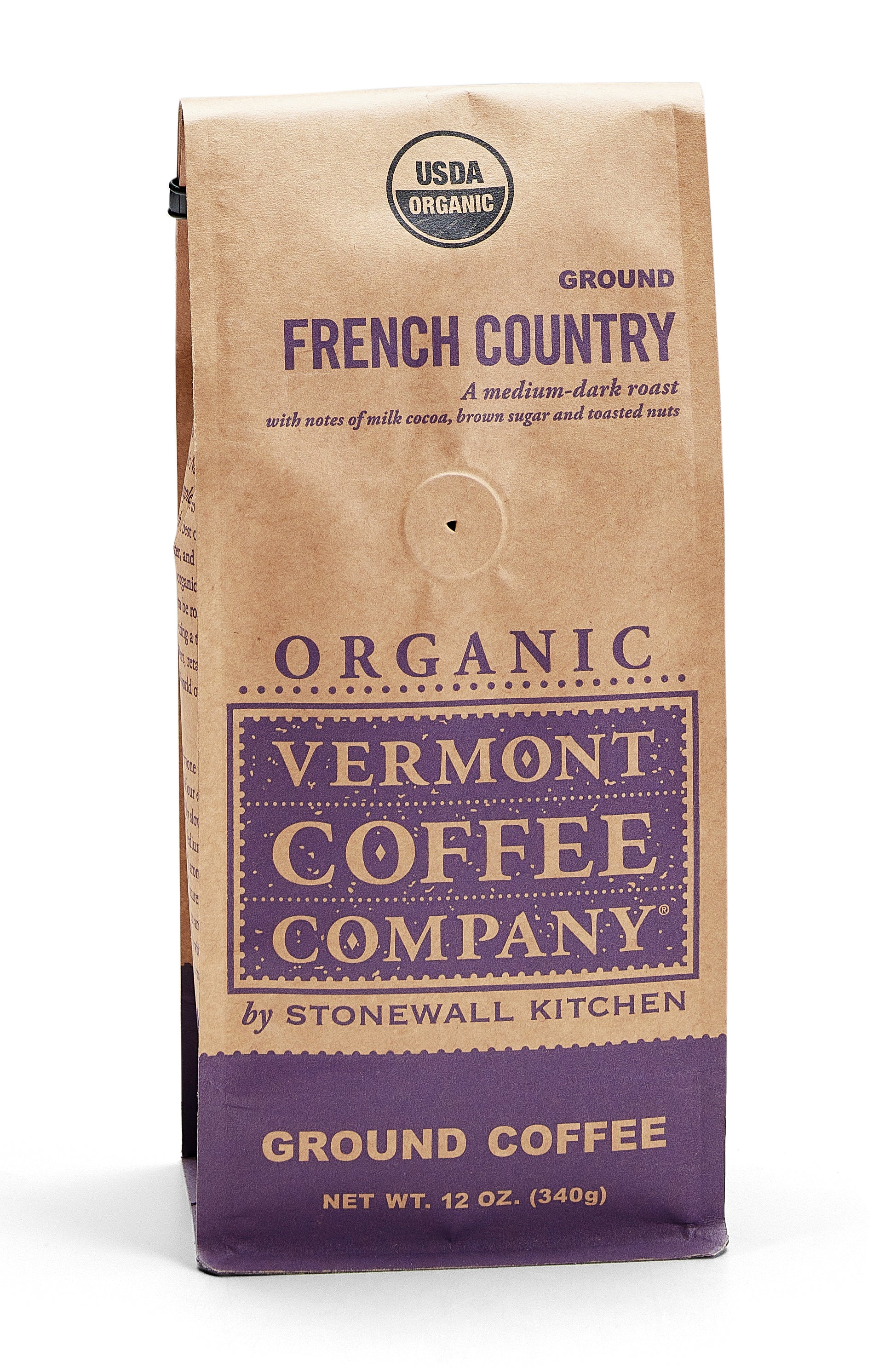 Vermont Coffee by Stonewall Kitchen 12oz French Country Roast Ground Coffee at Olive Oil Etcetera