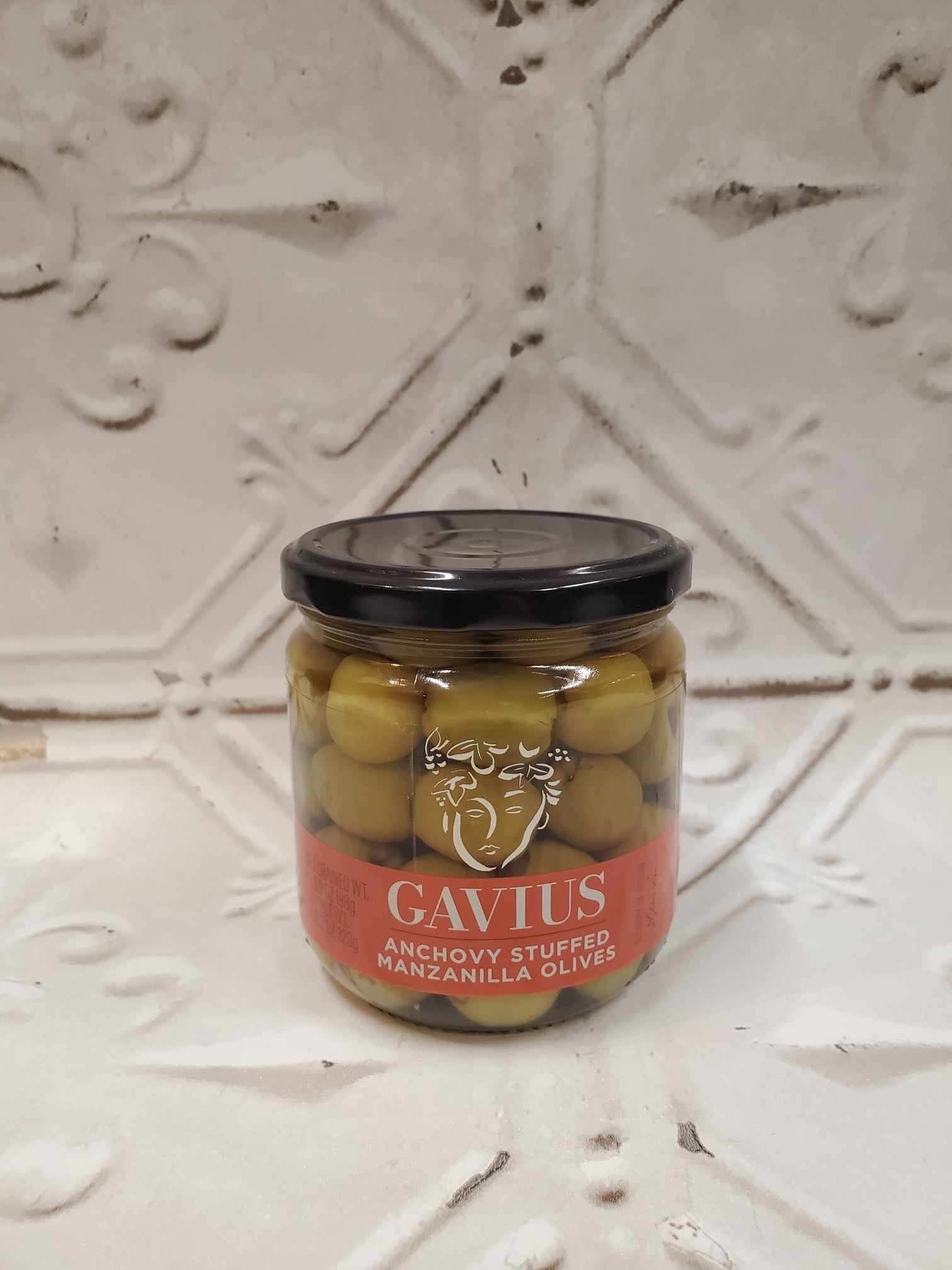 Gavius Anchovy Stuffed Green Olives - Olive Oil Etcetera 