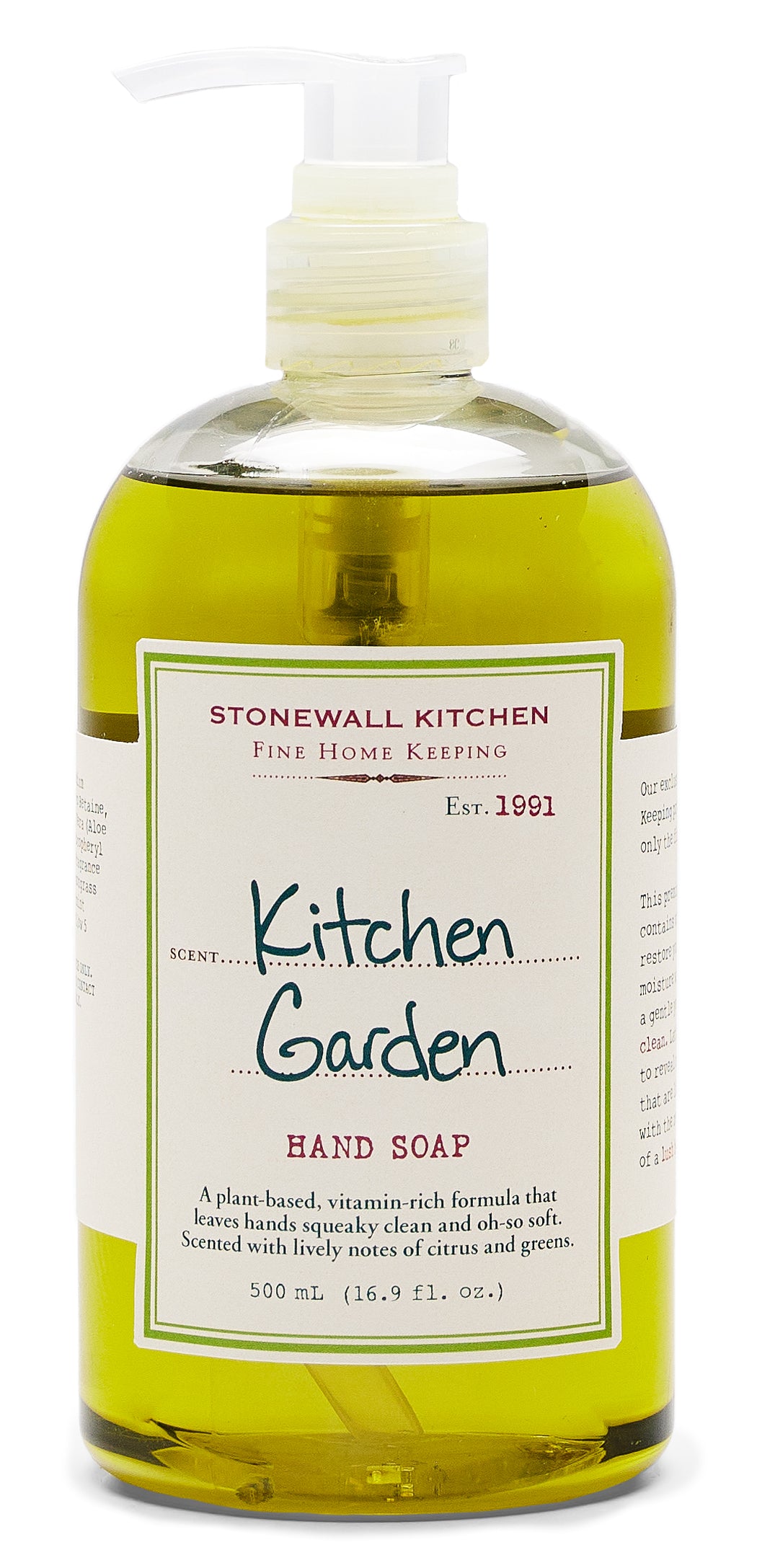 Stonewall Kitchen - Kitchen Garden Hand soap 