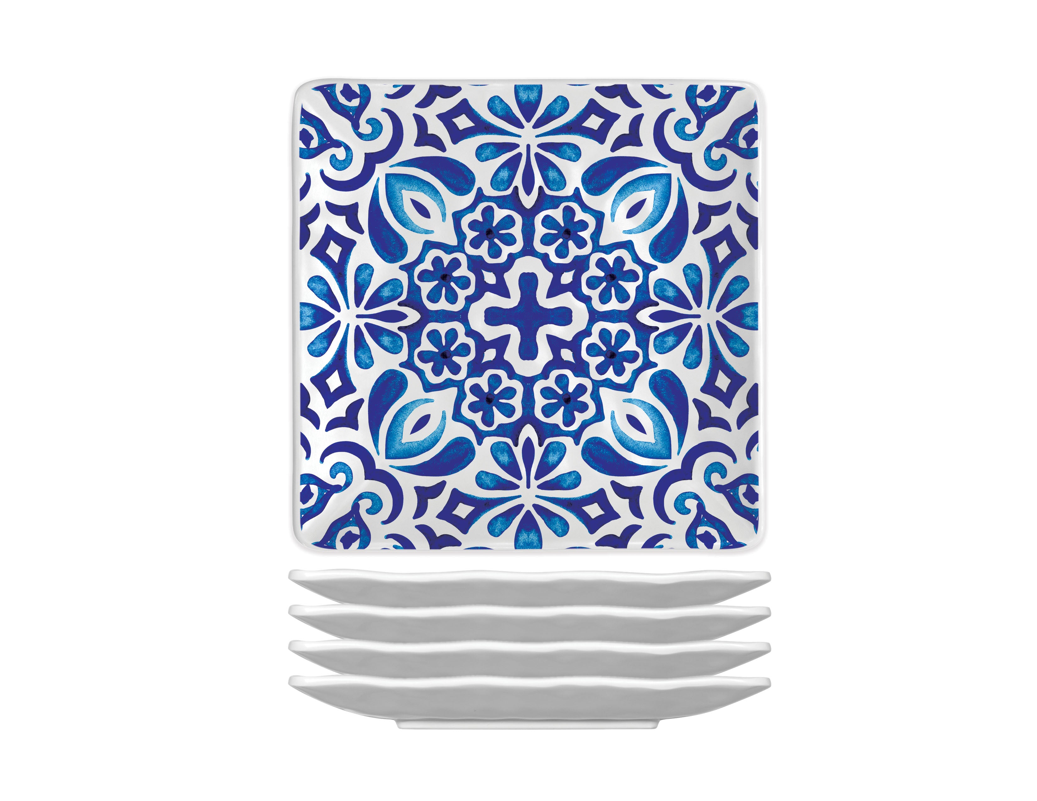 Indigo Seas Plate Set of 4