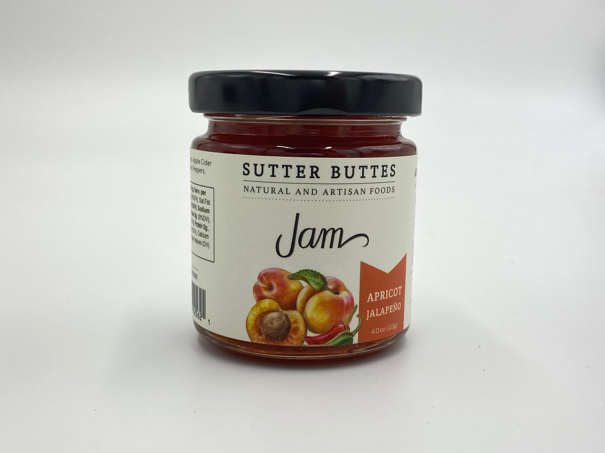 Sutter Buttes Apricot Jalapeño Jam- 4oz - Olive Oil Etcetera 