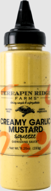 Terrapin Ridge Farms Creamy Garlic Mustard Squeeze - Olive Oil Etcetera 