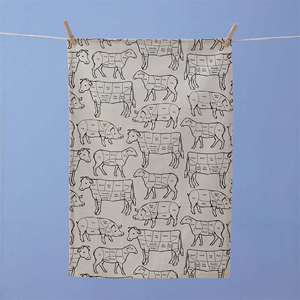 Stonewall Kitchen Food and Drink Patterned Tea Towels - Olive Oil Etcetera 