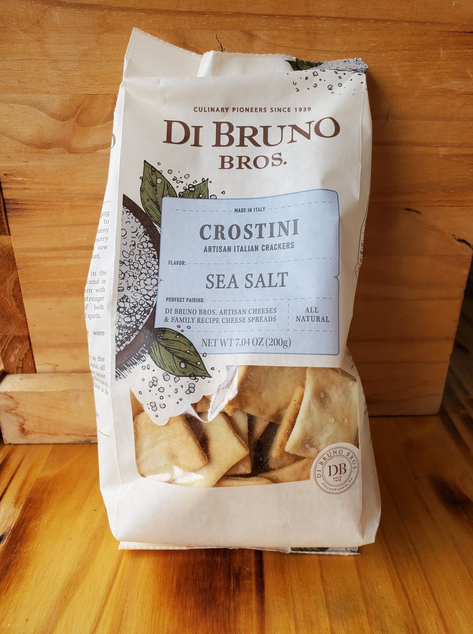 Di Bruno Bros. Sea Salt Crostini - Olive Oil Etcetera 